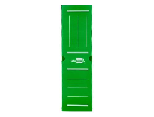 Caixa para arquivo morto liderpapel em polipropileno verde formato 360x260x100 mm , Liderpapel , 17302 , 8422951008119